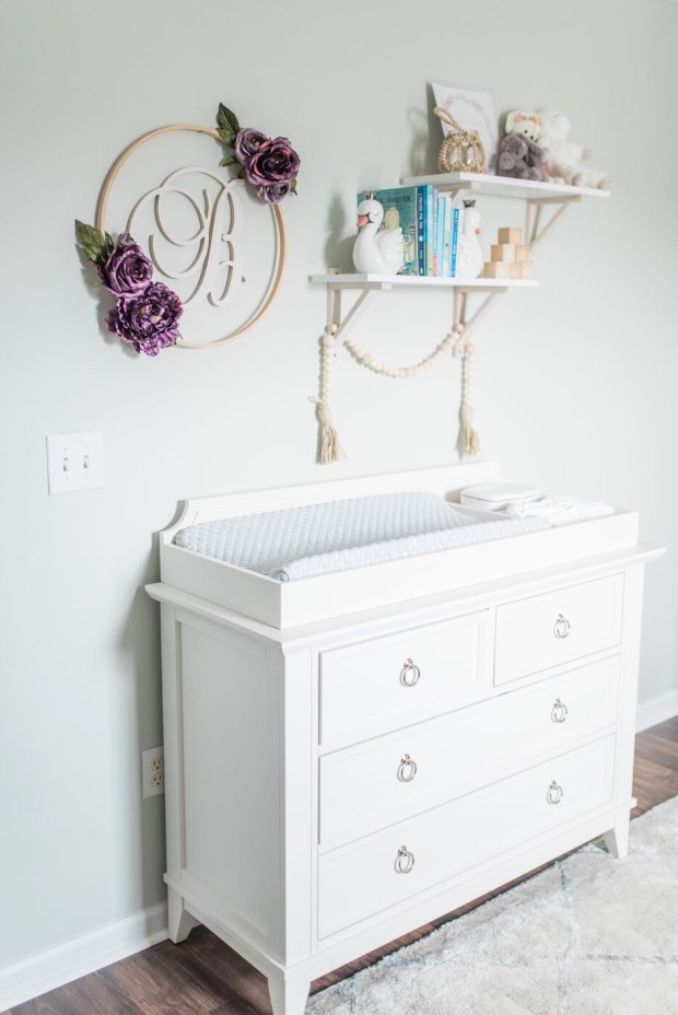 White nursery furniture 